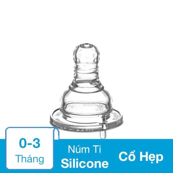 Bộ 2 núm ti KuKu siêu mềm KU5270A cổ hẹp size S (0 - 3 tháng) 1