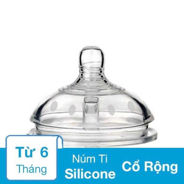 Núm ti Gluck Baby Premium cổ rộng size M (3 - 6 tháng) 3