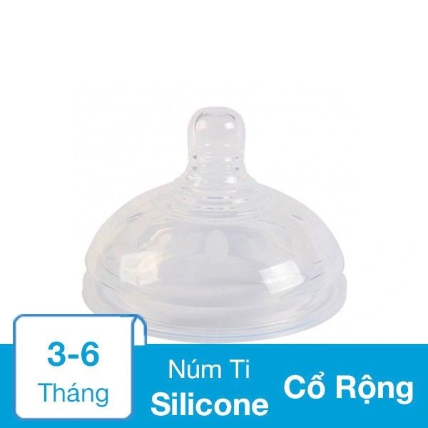Núm ti Gluck Baby Premium cổ rộng size M (3 - 6 tháng) 1