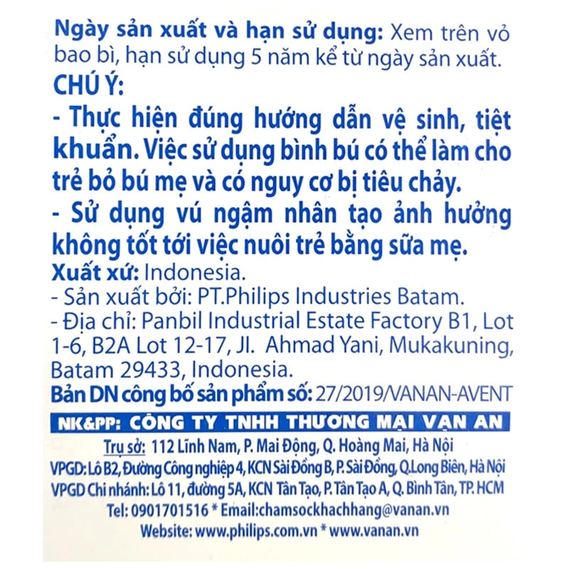 Bộ 2 núm ti Philips Avent SCF652/23 cổ rộng size 2 (1 - 3 tháng) 20