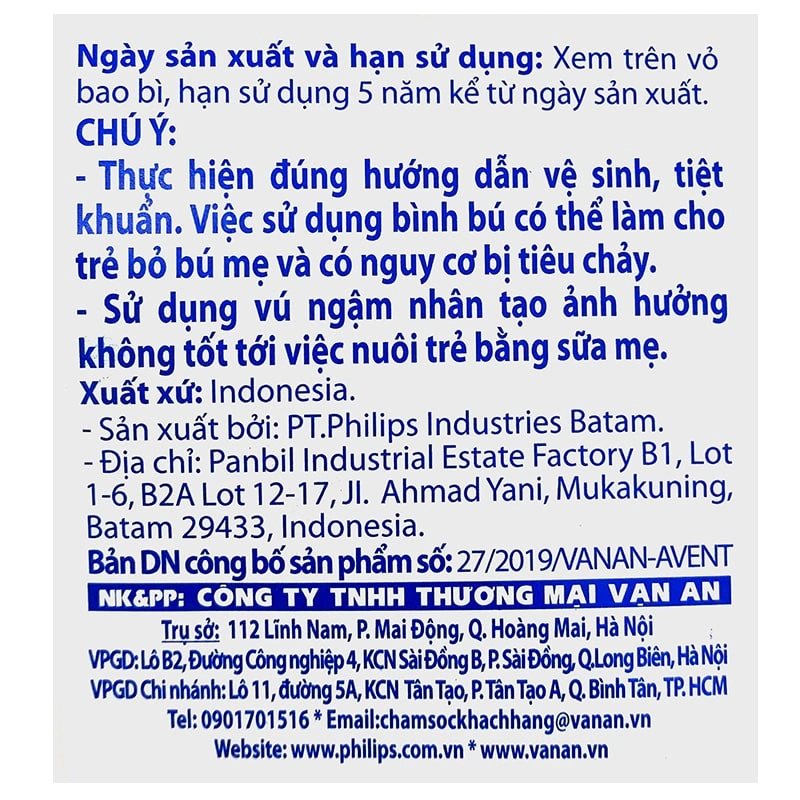 Bộ 2 núm ti Philips Avent SCF654/23 cổ rộng size 4 (6 - 9 tháng) 11