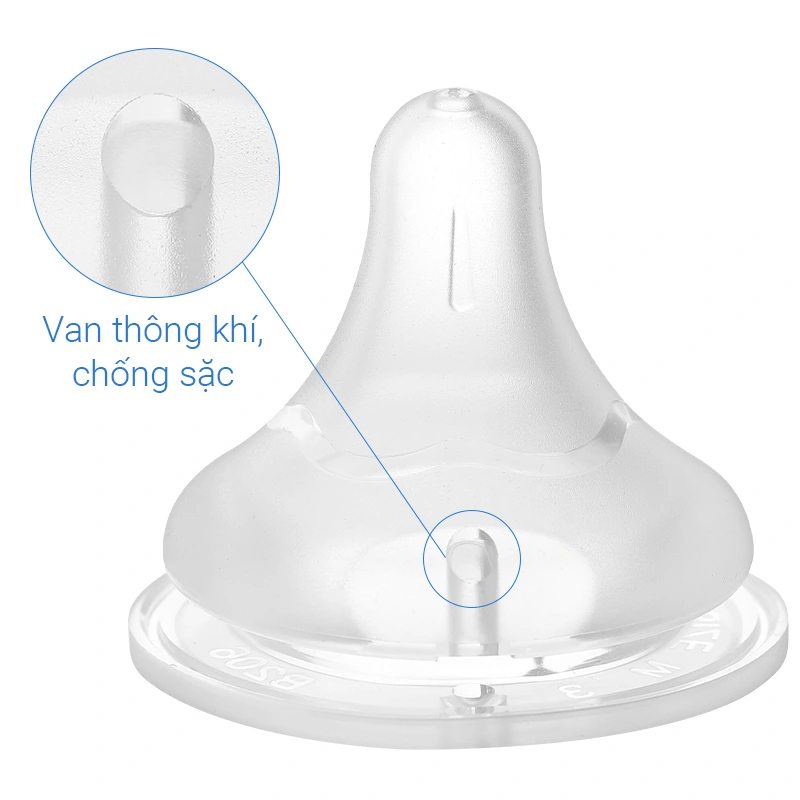 Bộ 2 núm ti Pigeon siêu mềm Plus WN3 cổ rộng size M (3 - 6 tháng) 7