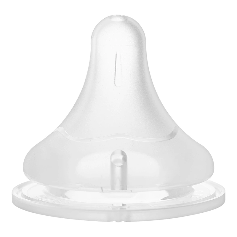 Bộ 2 núm ti Pigeon siêu mềm Plus WN3 cổ rộng size L (6 - 9 tháng) 5