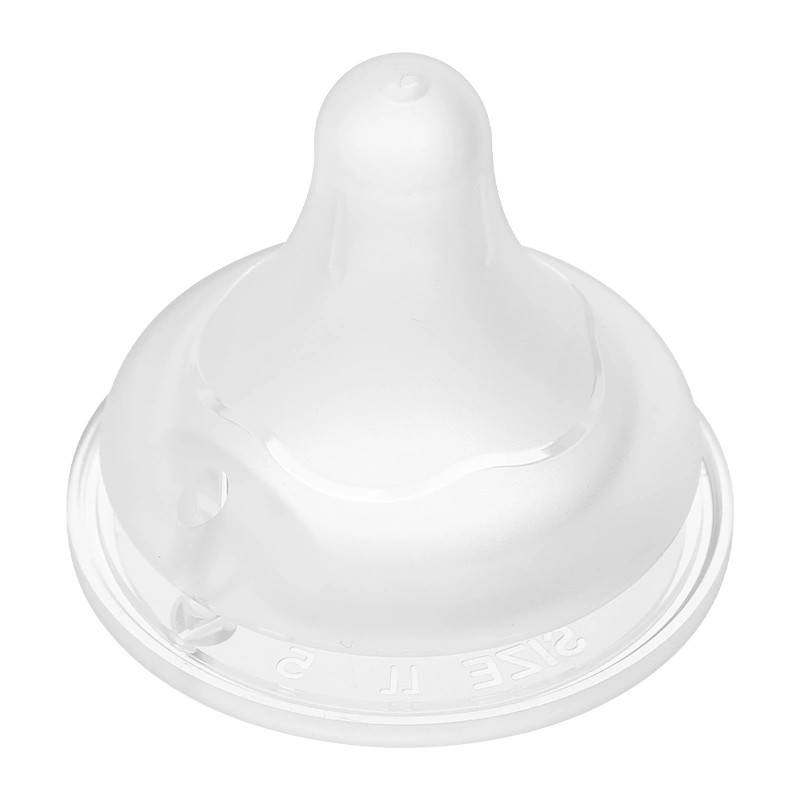 Bộ 2 núm ti Pigeon siêu mềm Plus WN3 cổ rộng size L (6 - 9 tháng) 6