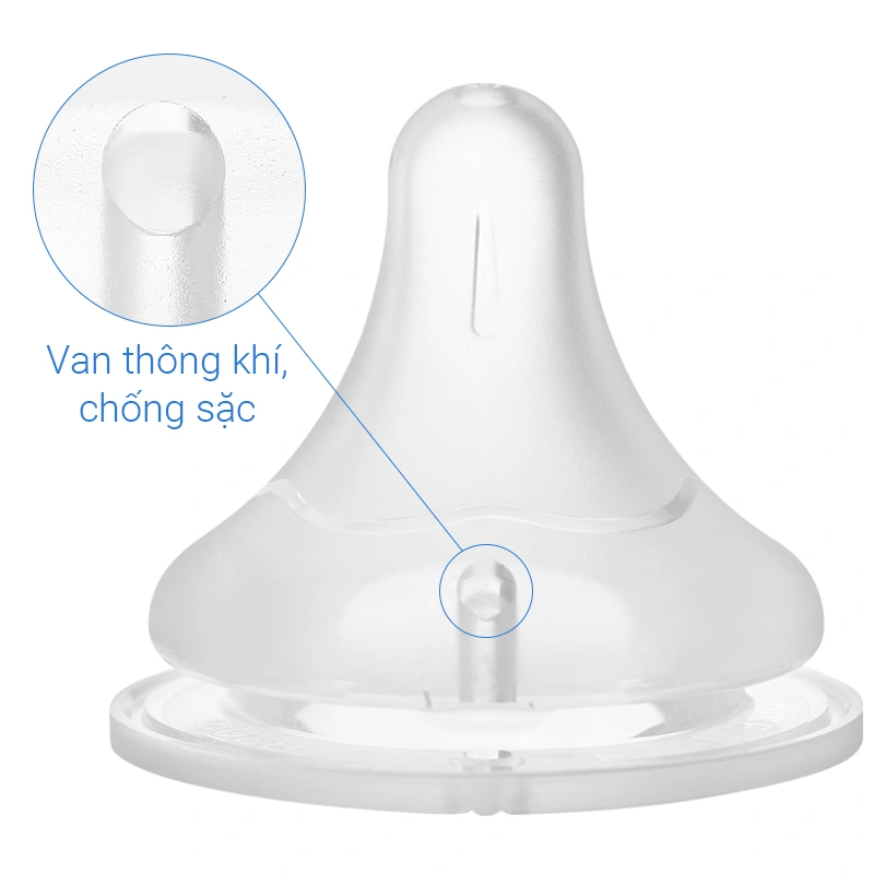 Bộ 2 núm ti Pigeon siêu mềm Plus WN3 cổ rộng size L (6 - 9 tháng) 7