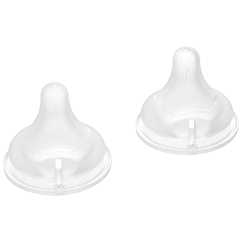 Bộ 2 núm ti Pigeon siêu mềm Plus WN3 cổ rộng size LL (9 - 15 tháng) 4