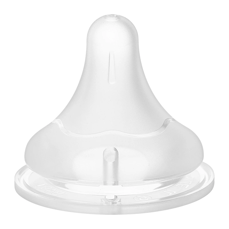 Bộ 2 núm ti Pigeon siêu mềm Plus WN3 cổ rộng size LL (9 - 15 tháng) 5