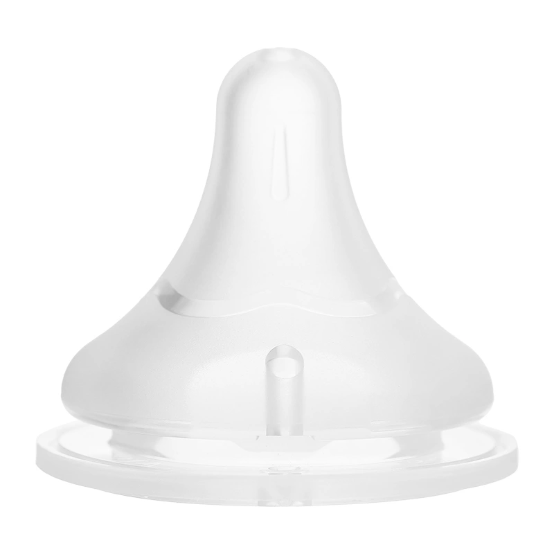 Bộ 2 núm ti Pigeon siêu mềm Plus WN3 cổ rộng phiên bản Nhật size S (1 - 3 tháng) 5