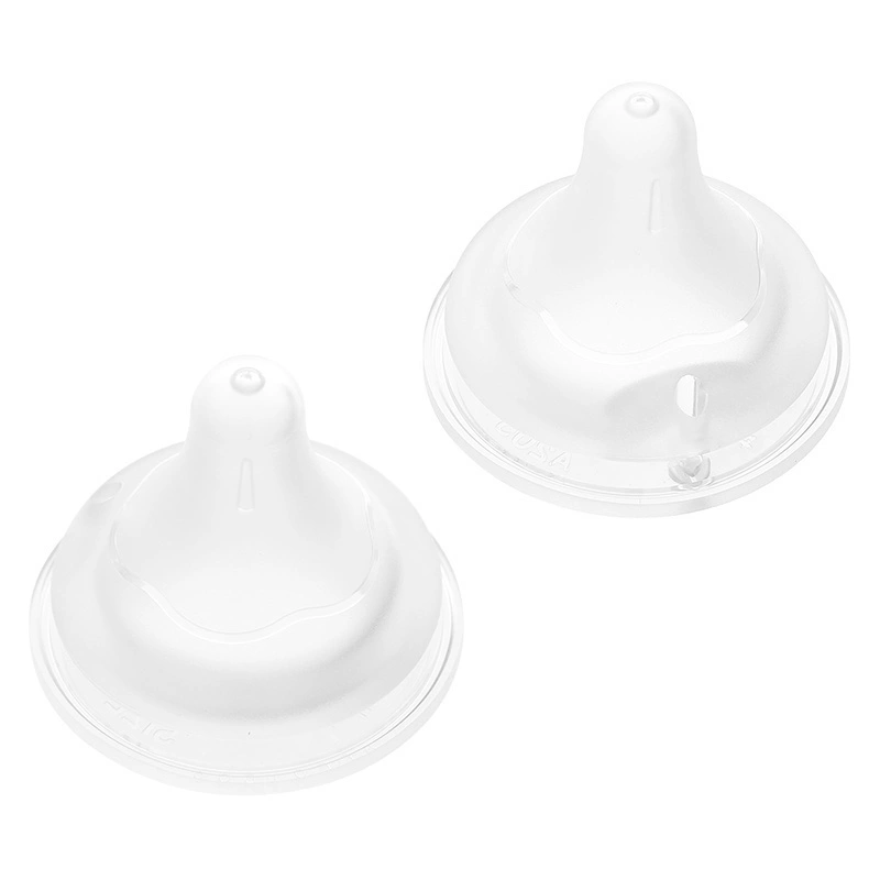 Bộ 2 núm ti Pigeon siêu mềm Plus WN3 cổ rộng phiên bản Nhật size S (1 - 3 tháng) 30