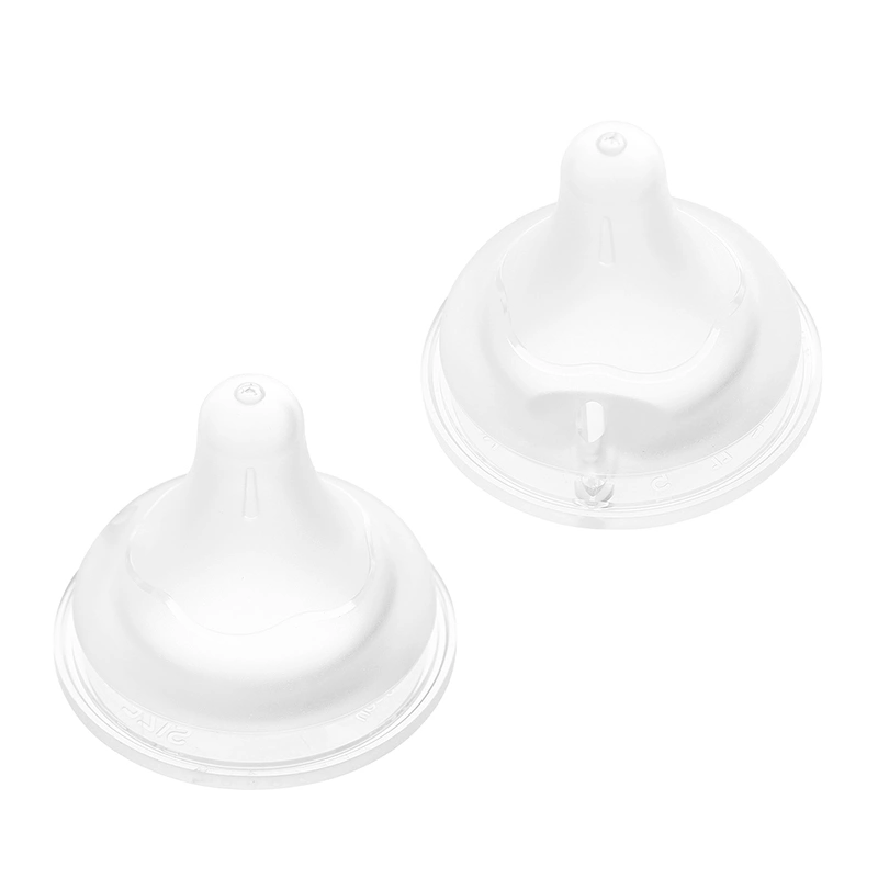 Bộ 2 núm ti Pigeon siêu mềm Plus WN3 cổ rộng phiên bản Nhật size LLL (từ 15 tháng) 5