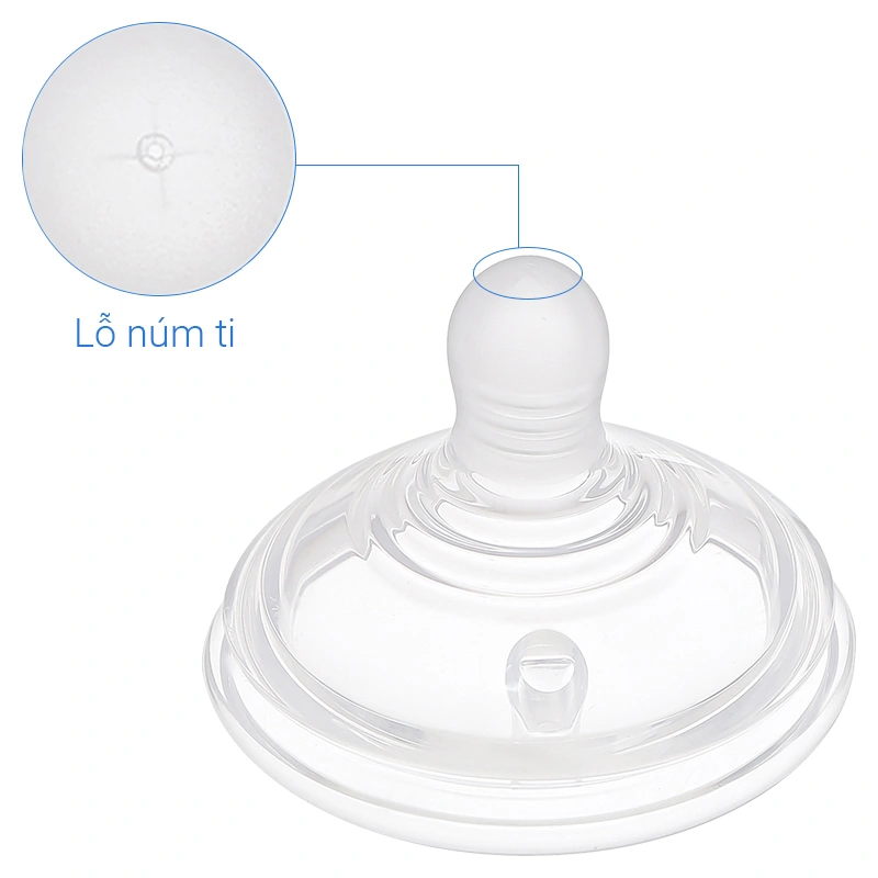 Bộ 2 núm ti Tommee Tippee Natural Start siêu mềm tự nhiên cổ rộng size + (từ 0 tháng) 8