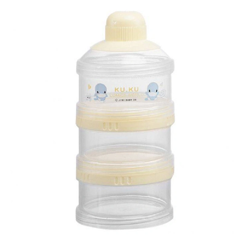 Hộp chia sữa 3 ngăn bằng nhựa PP KuKu KU5318 - Màu ngẫu nhiên 3