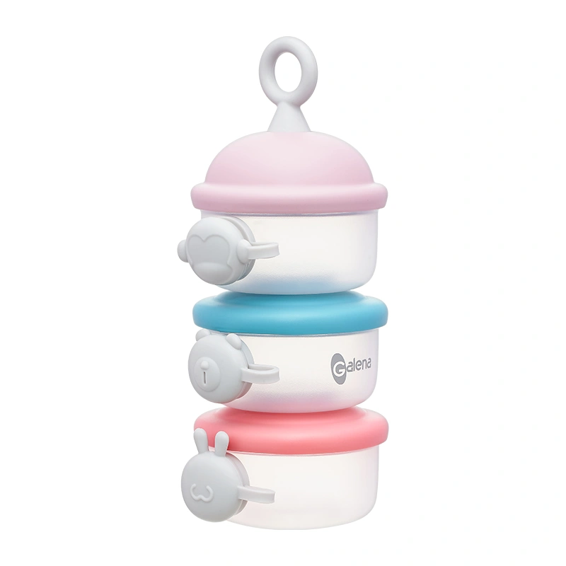 3 hộp chia sữa bằng nhựa PP, silicone Galena GA-MC1 300 ml 2