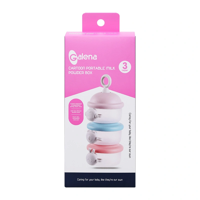 3 hộp chia sữa bằng nhựa PP, silicone Galena GA-MC1 300 ml 7