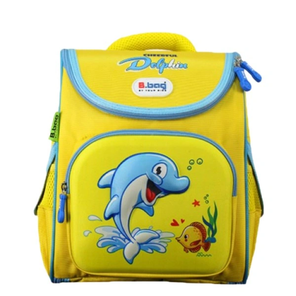 Balo chống gù cho bé B.Bag Genius Box F2-Penguin B-12-105 xám 4