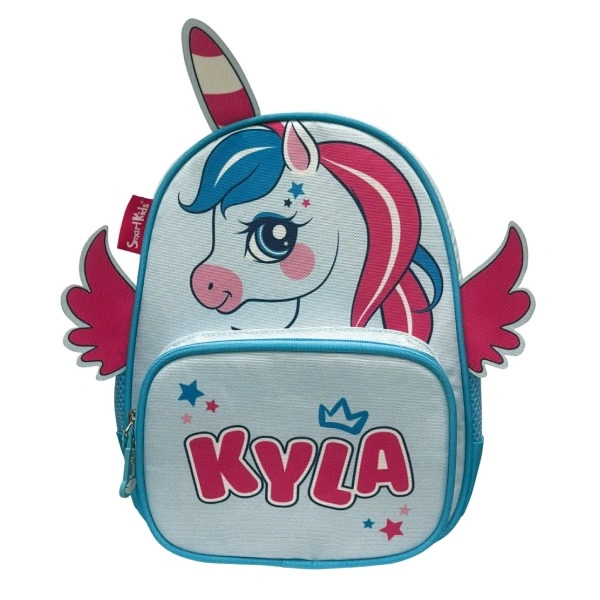 Balo cho bé mẫu giáo Smartkids Safari-Kyla B-004 xanh nhạt 1