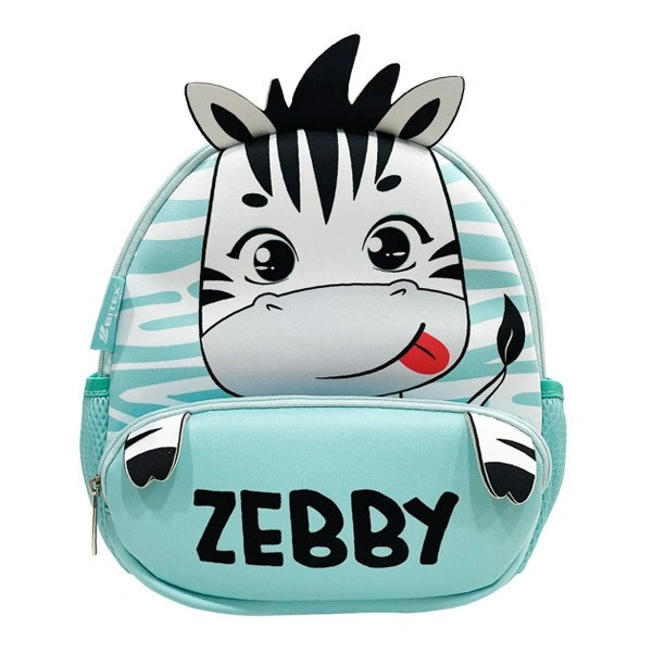 Balo mẫu giáo Smartkids Cute Pets-Zebby B-043 xanh ngọc 1