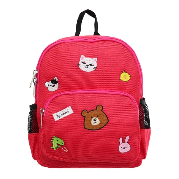 Balo cho bé mẫu giáo Ioon PANNA8 6 con vật E2203 đỏ 1