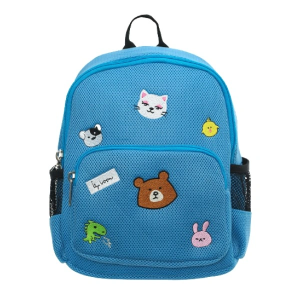 Balo cho bé mẫu giáo Ioon PANNA8 6 con vật E2203 xanh dương 1