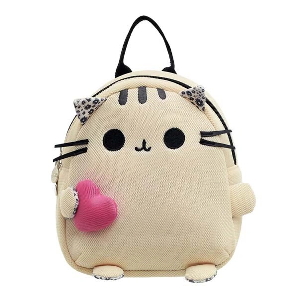 Balo cho bé mẫu giáo Tbwin PANNA8 mèo râu E1718 hồng - xám 25