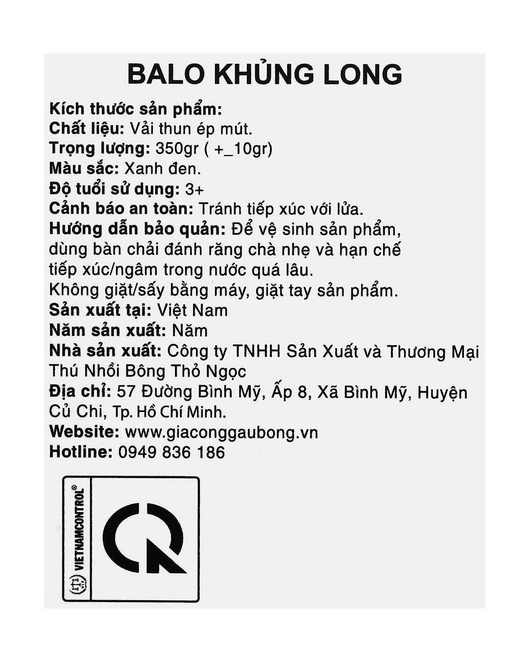 Balo cho bé mẫu giáo Thỏ Ngọc khủng long xanh đen 10