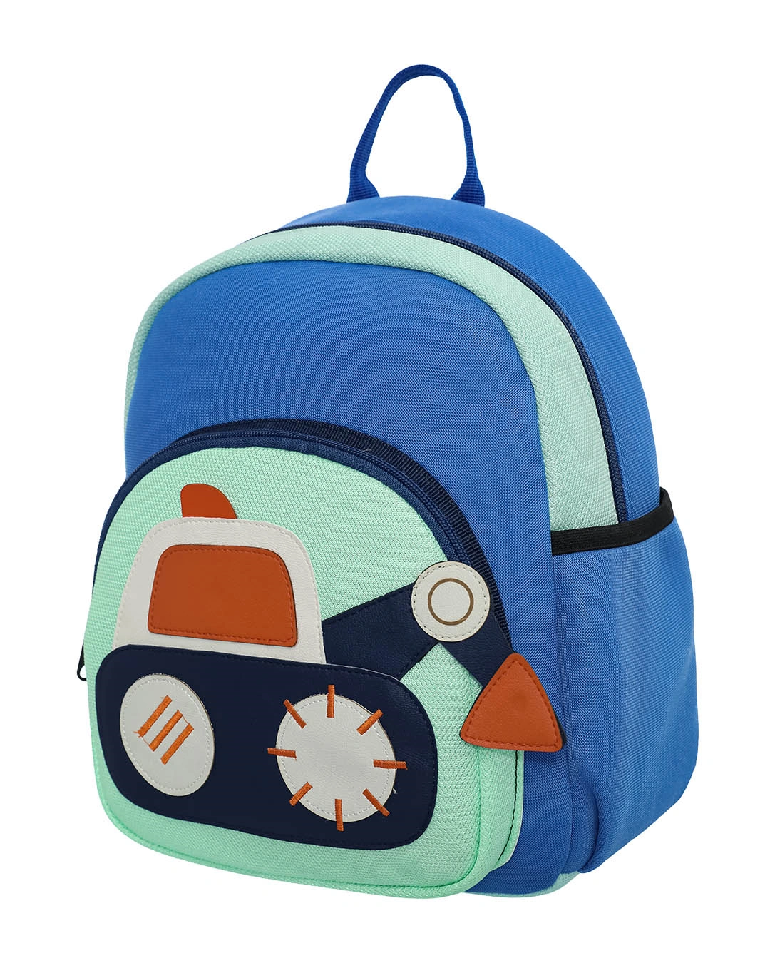 Balo cho bé mẫu giáo Ioon PANNA8 xe E2419 xanh dương 2