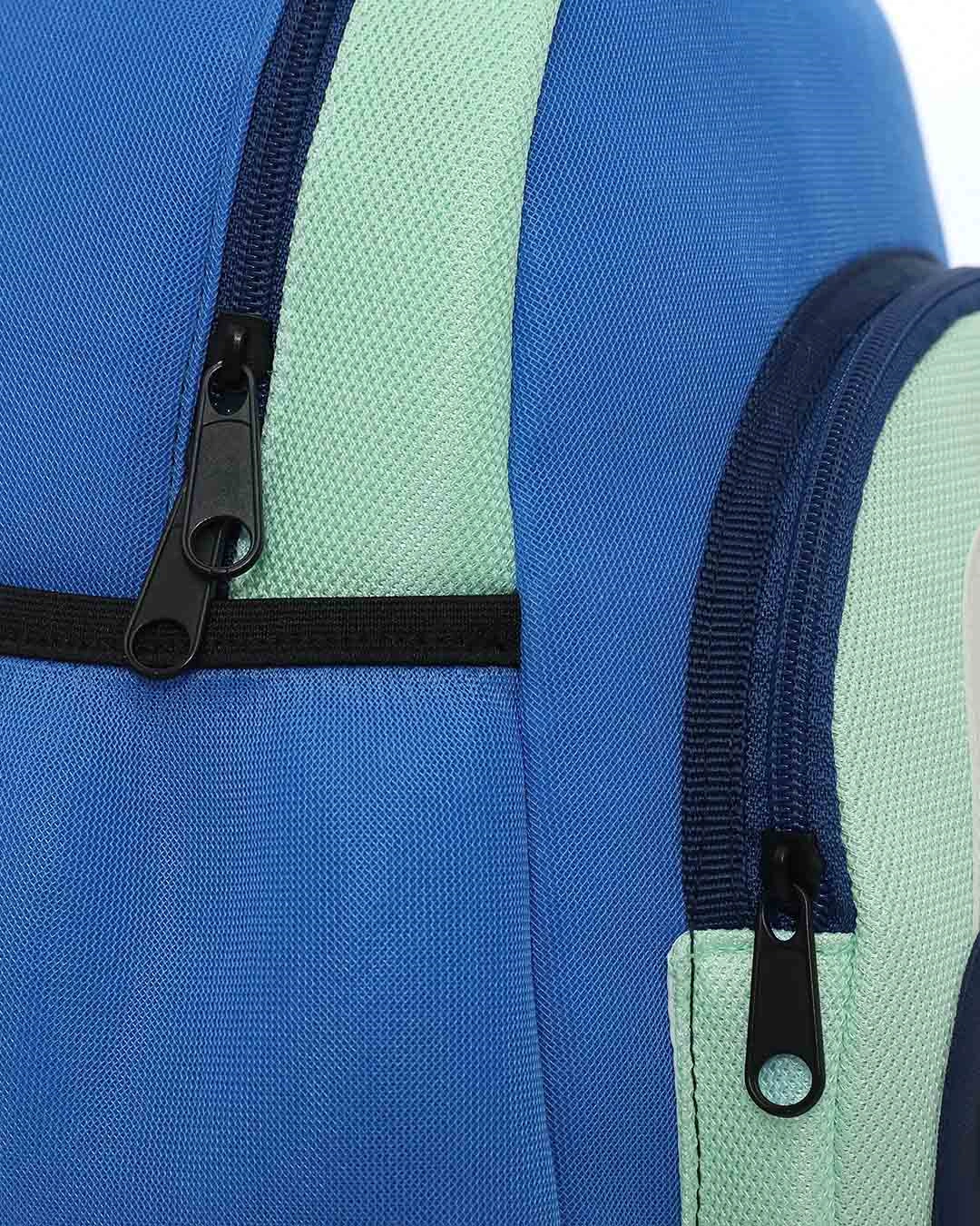 Balo cho bé mẫu giáo Ioon PANNA8 xe E2419 xanh dương 6