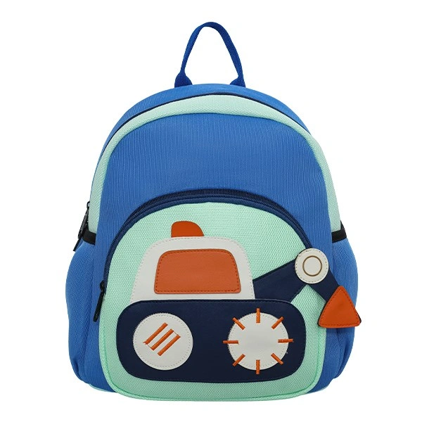 Balo cho bé mẫu giáo Ioon PANNA8 xe E2419 xanh dương 1