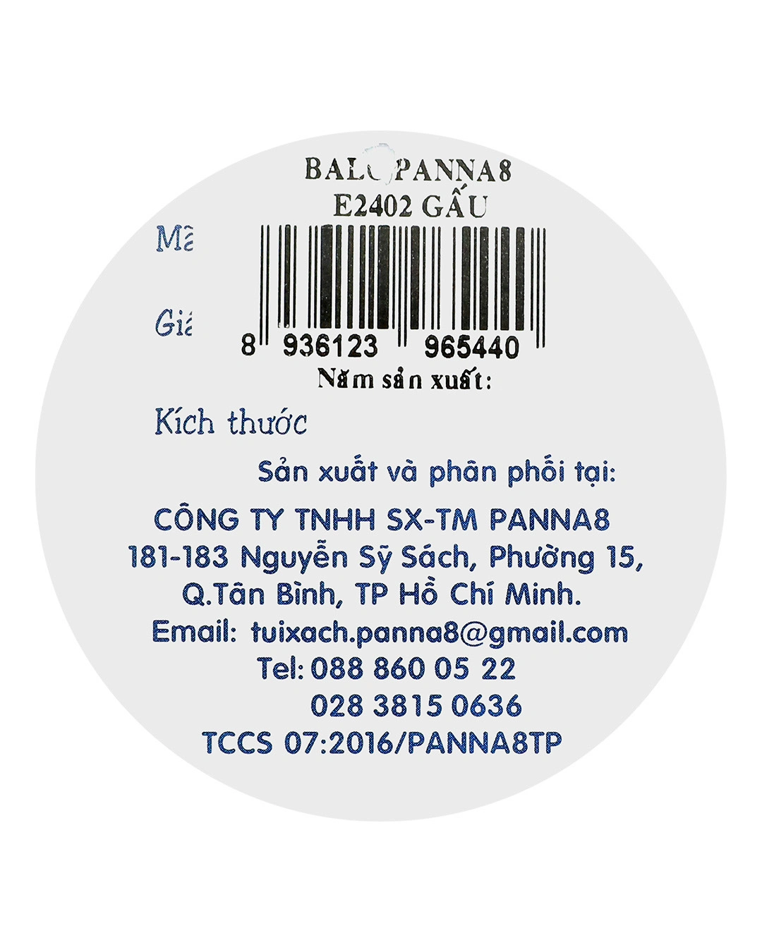 Balo cho bé mẫu giáo Tbwin PANNA8 gấu E2402 nâu 11