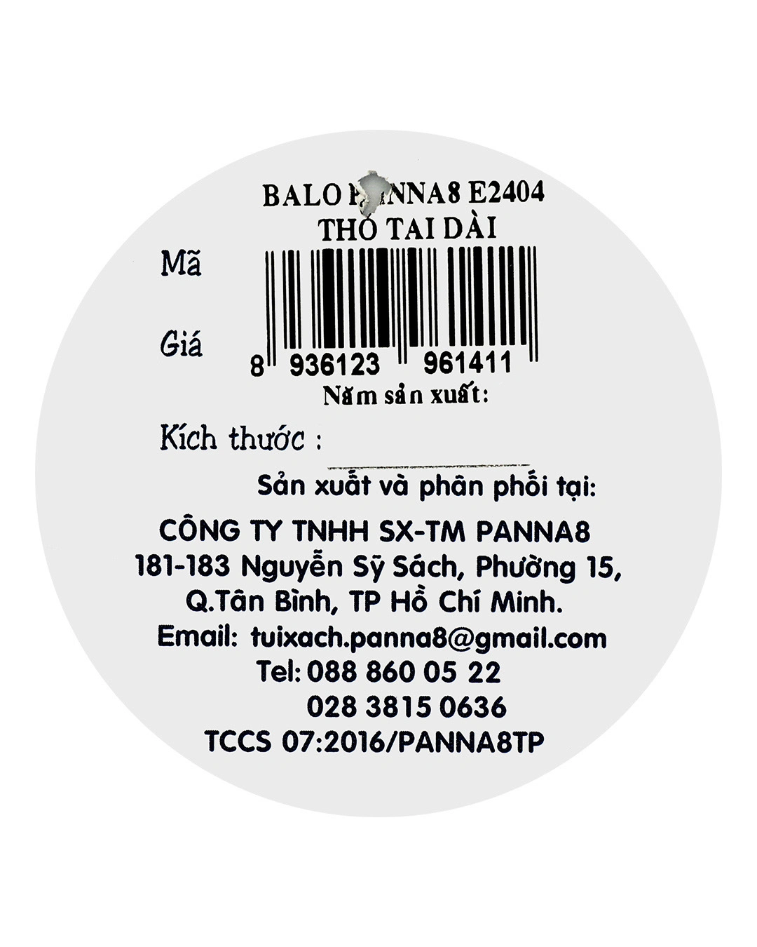 Balo cho bé mẫu giáo Tbwin PANNA8 thỏ E2404 hồng 11