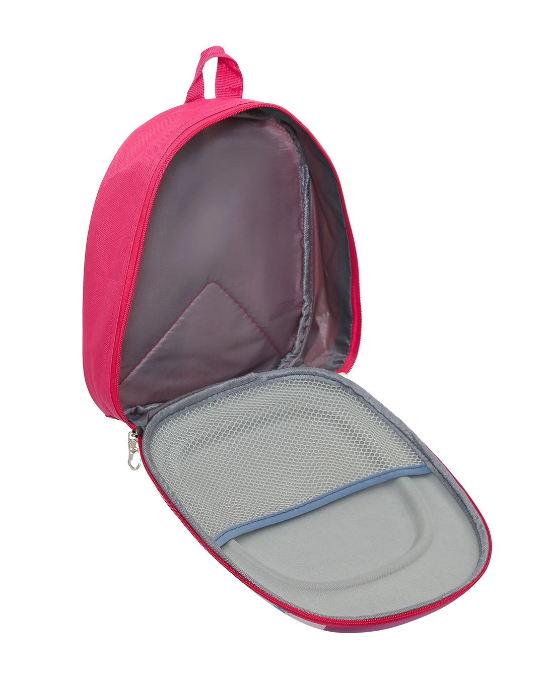 Balo cho bé mẫu giáo Á Châu mèo 3D tím - hồng 9