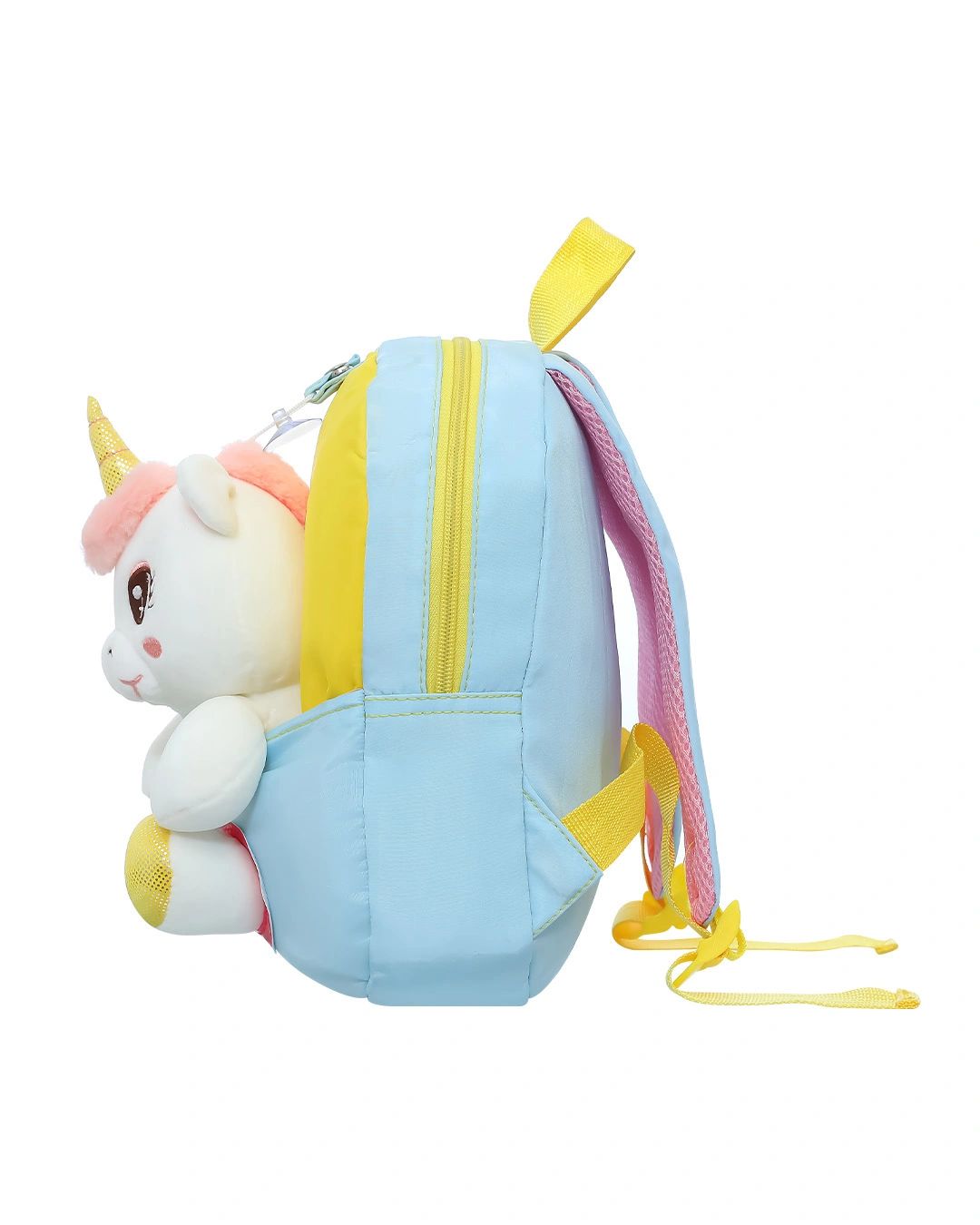 Balo cho bé mẫu giáo Á Châu unicorn vàng - xanh 5