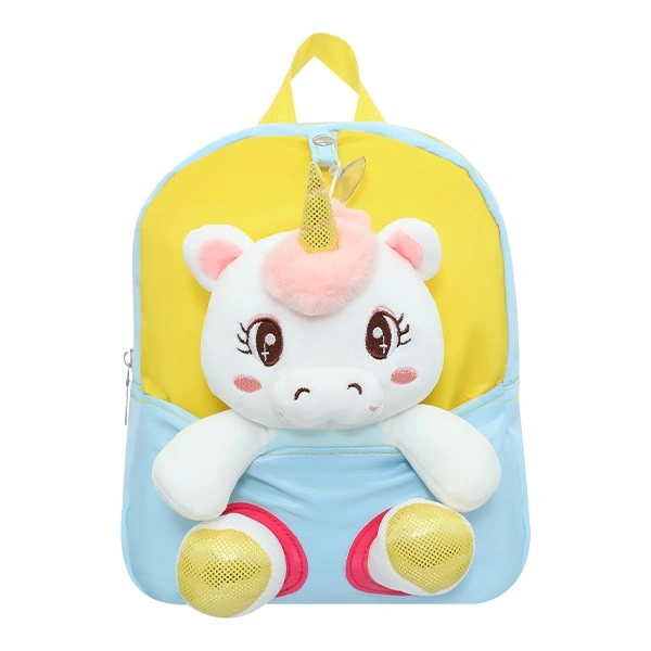 Balo cho bé mẫu giáo Á Châu unicorn vàng - xanh 1
