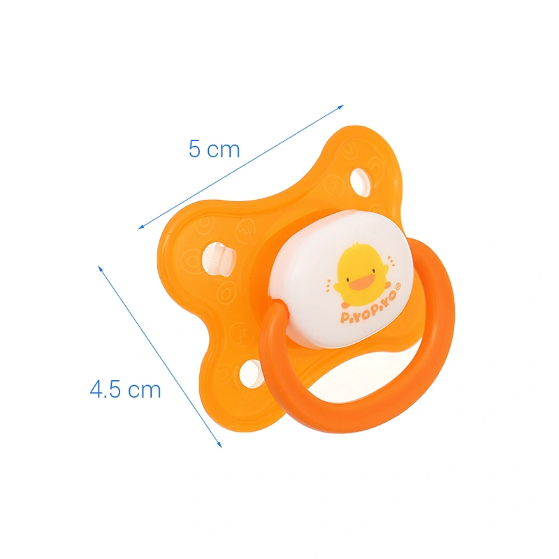Ti ngậm PIYOPIYO kèm nắp PY830517 (từ 0 tháng) - Màu cam 5