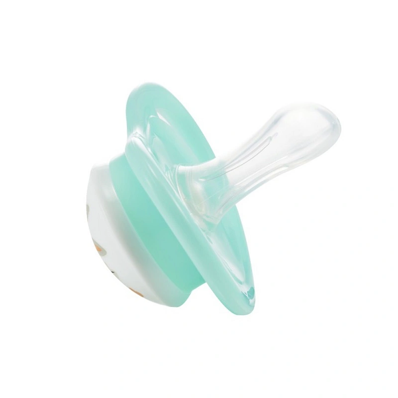 Ti ngậm Pigeon kèm nắp Mini Light size M (6 - 12 tháng) - Màu ngẫu nhiên 15