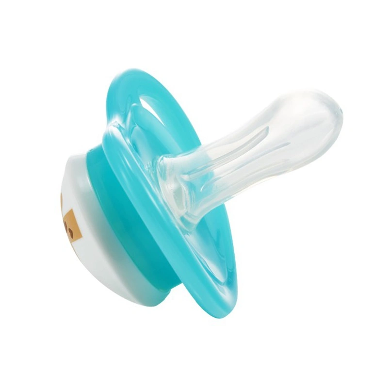 Ti ngậm Pigeon kèm nắp Mini Light size M (6 - 12 tháng) - Màu ngẫu nhiên 6