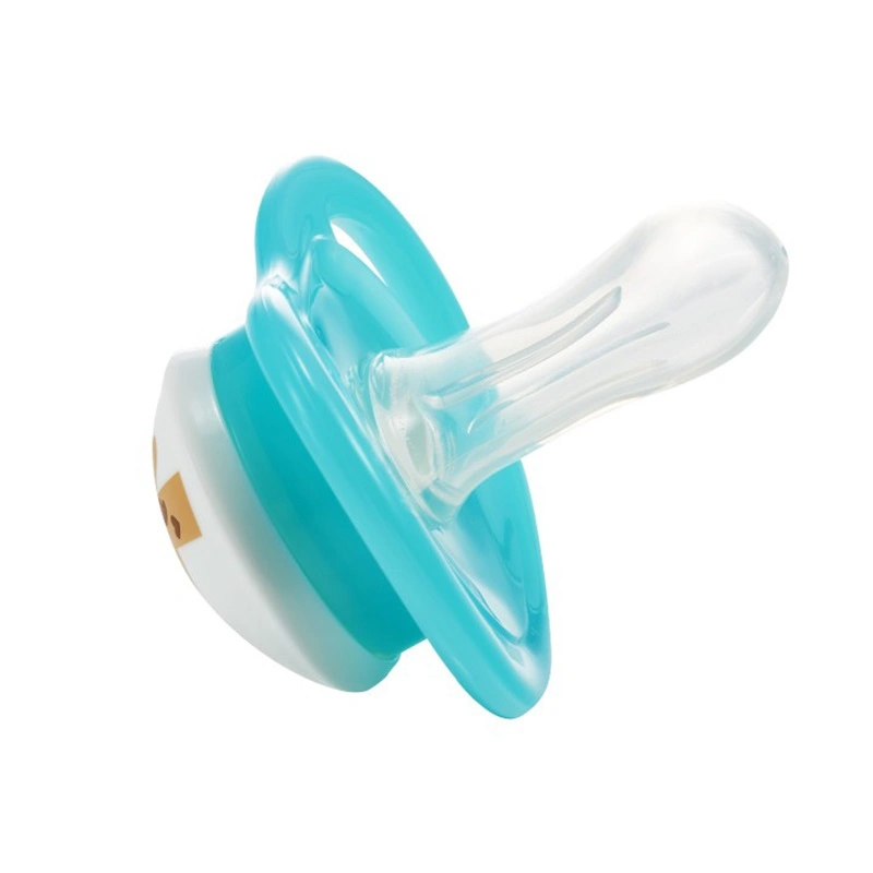 Ti ngậm Pigeon kèm nắp Mini Light size M (6 - 12 tháng) - Màu ngẫu nhiên 24