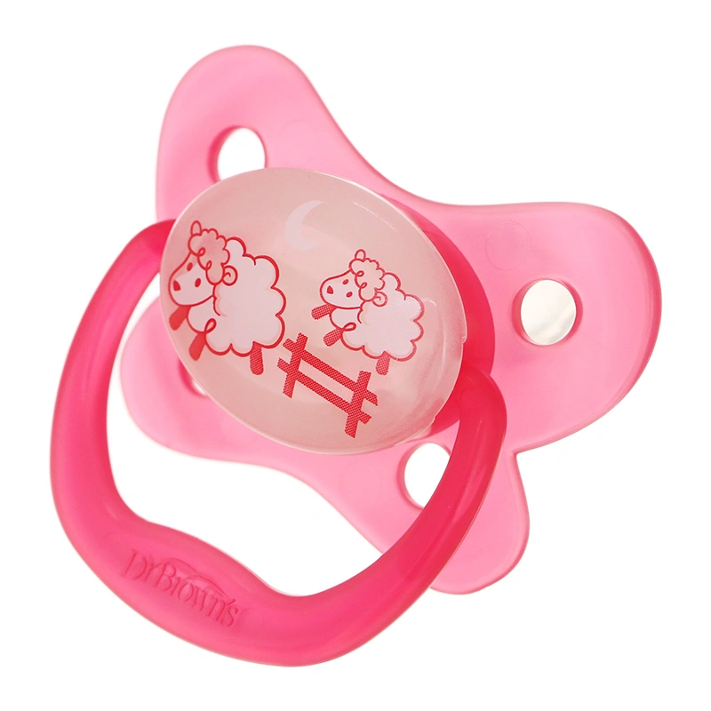 Ti ngậm Dr.Brown's dạ quang (0 - 6 tháng) - Màu xanh 7