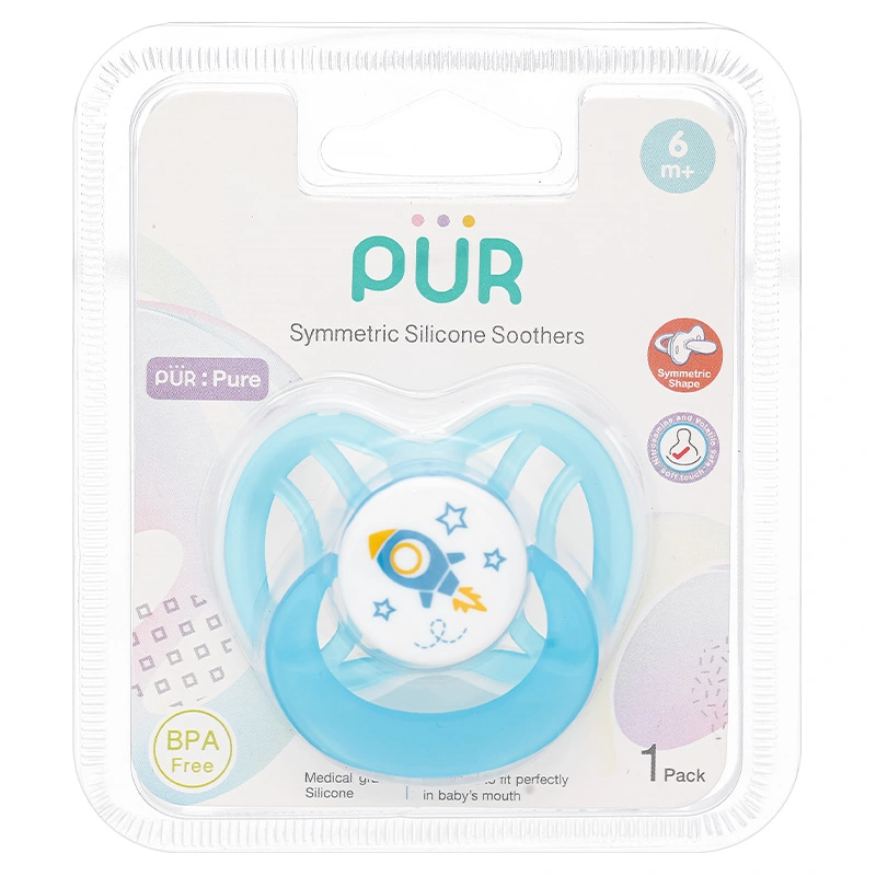 Ti ngậm Pur đầu dẹt 14044 (từ 6 tháng) - Màu ngẫu nhiên 3