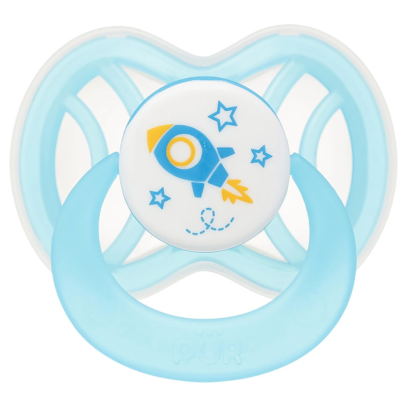 Ti ngậm Pur đầu dẹt 14044 (từ 6 tháng) - Màu ngẫu nhiên 4