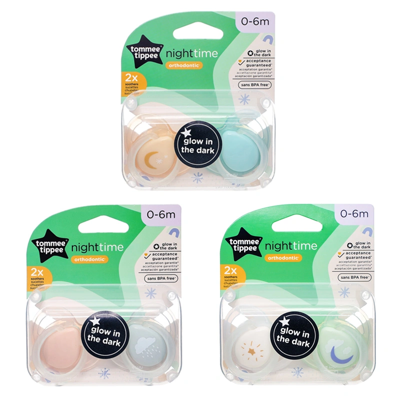 Bộ 2 ti ngậm Tommee Tippee dạ quang Night Time (0 - 6 tháng) - Màu ngẫu nhiên 4