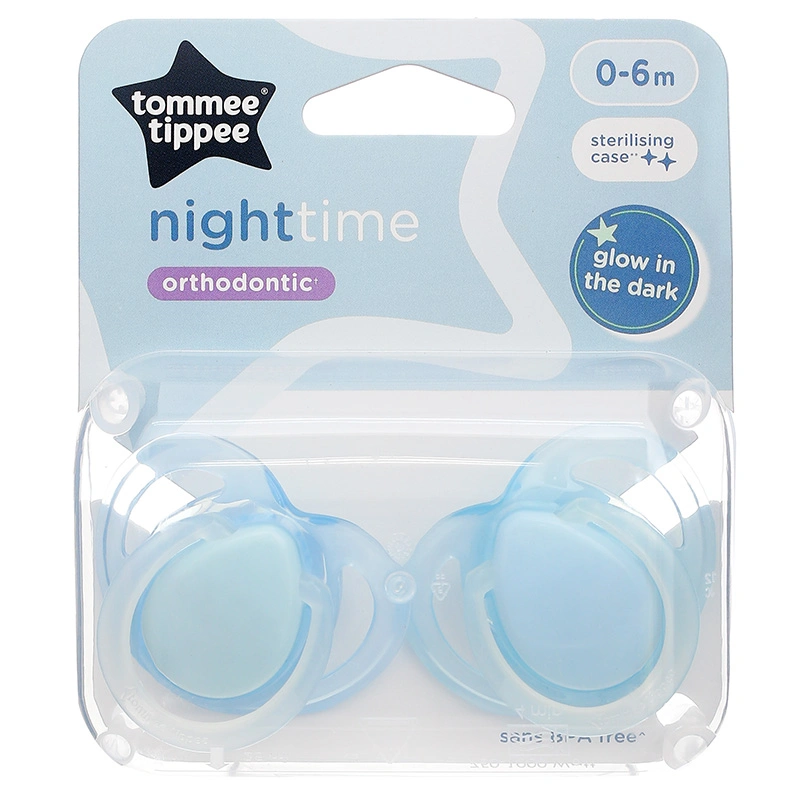 Bộ 2 ti ngậm Tommee Tippee dạ quang Night Time (0 - 6 tháng) - Màu ngẫu nhiên 6