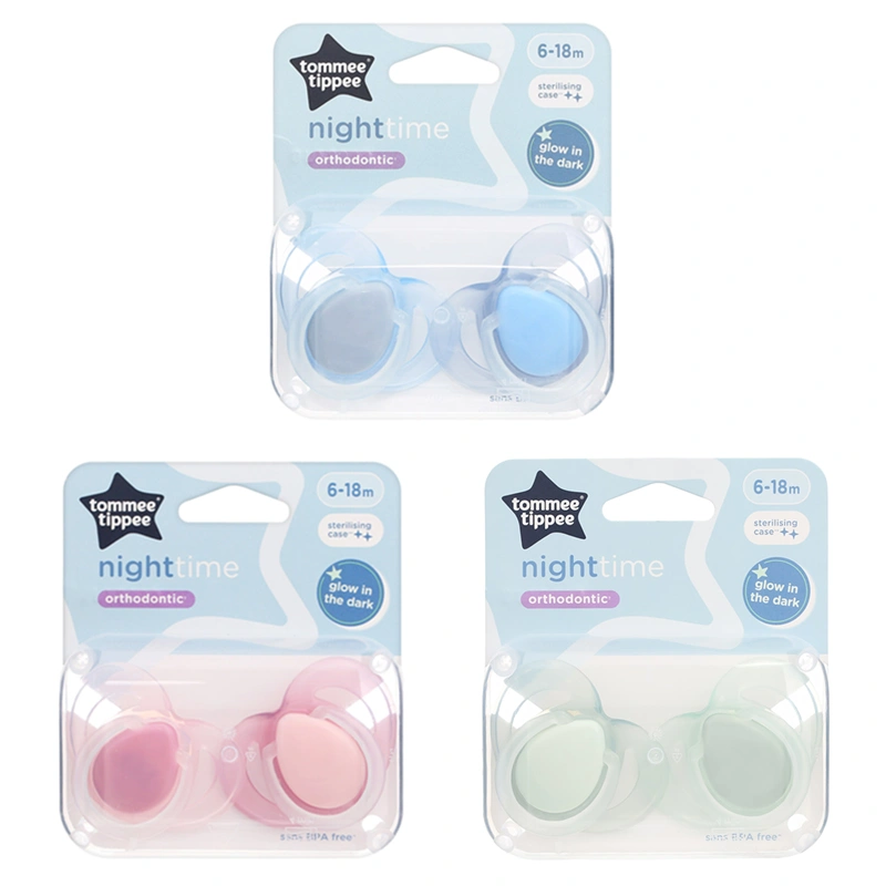 Bộ 2 ti ngậm Tommee Tippee dạ quang Night Time (0 - 6 tháng) - Màu ngẫu nhiên 14