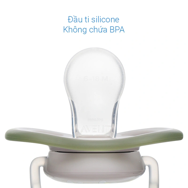 Ti ngậm Philips Avent thông khí SCF086/05 (6 - 18 tháng) - Hình cá voi 7