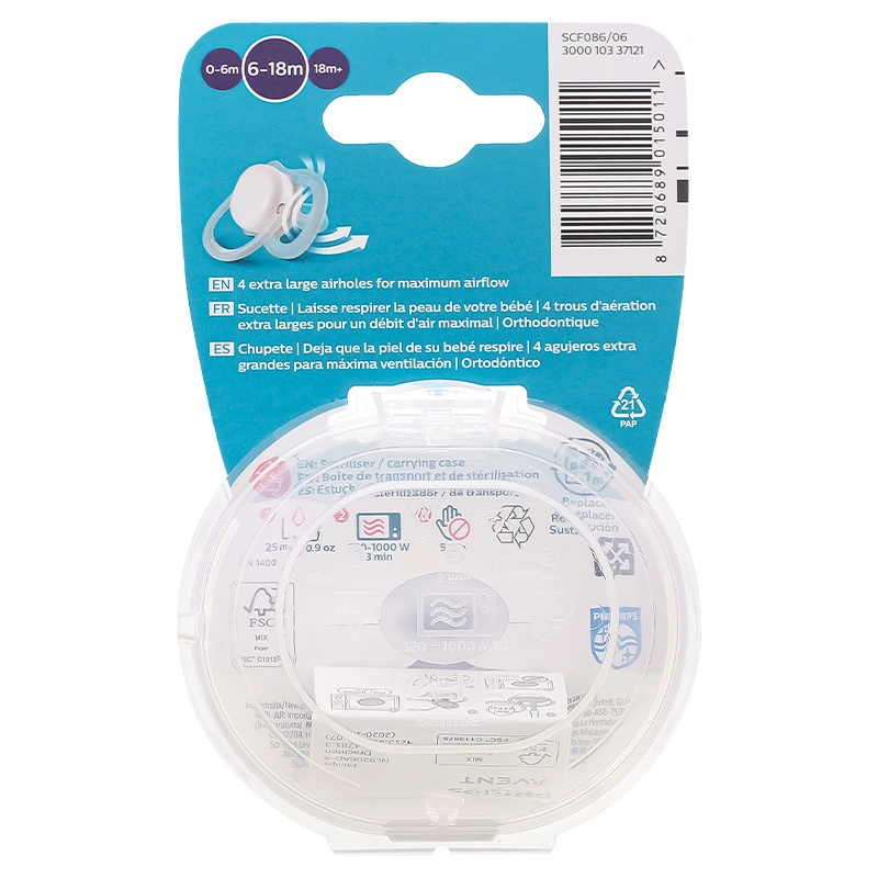Ti ngậm Philips Avent thông khí SCF086/06 (6 - 18 tháng) - Hình cá ngựa 3