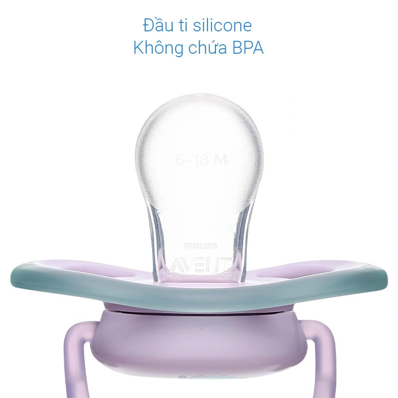 Ti ngậm Philips Avent thông khí SCF086/06 (6 - 18 tháng) - Hình cá ngựa 7