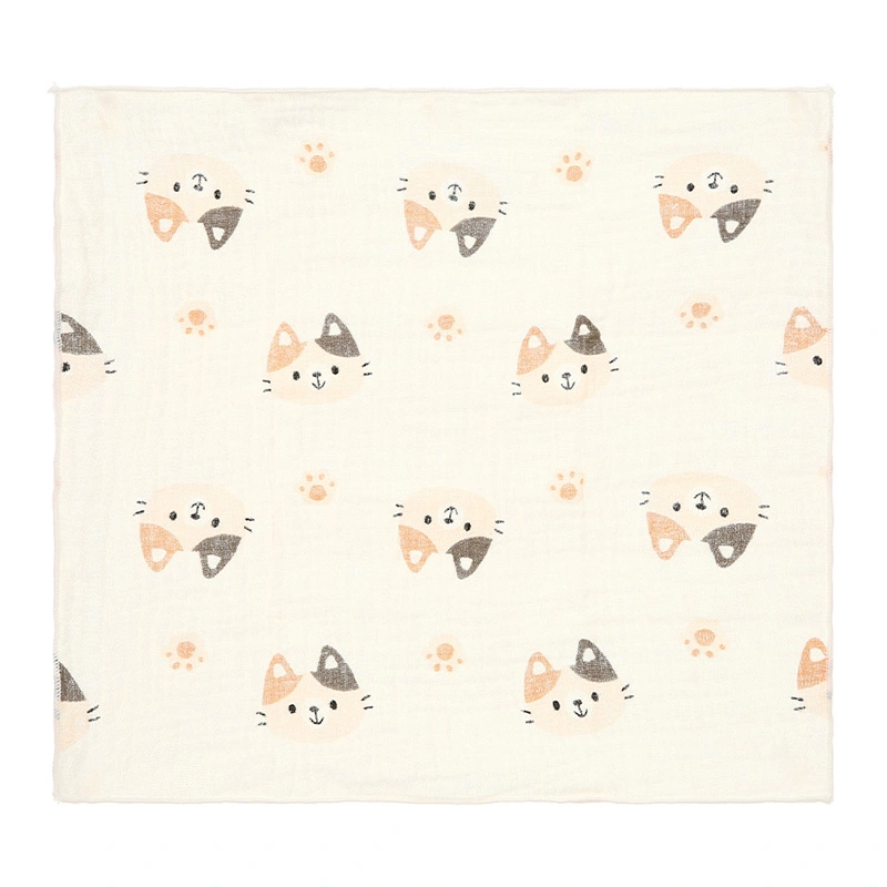 Set 5 cái khăn sữa muslin Bessla 2 lớp 27x27 cm - Hình thú 16