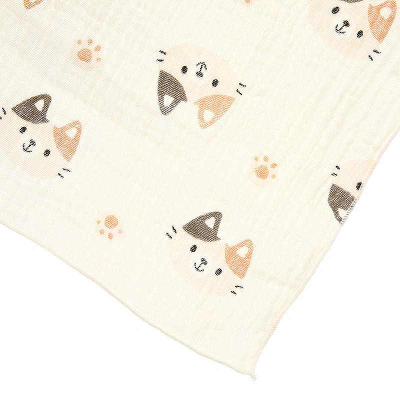 Set 5 cái khăn sữa muslin Bessla 2 lớp 27x27 cm - Hình thú 18