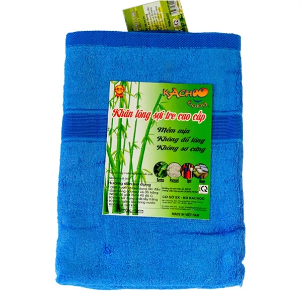 Khăn tắm sợi tre KACHOOBABY 60x120 cm - Màu ngẫu nhiên 1