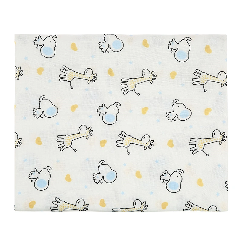 Khăn tắm cotton Bessla 2 lớp 90x100 cm - Hình thú 2